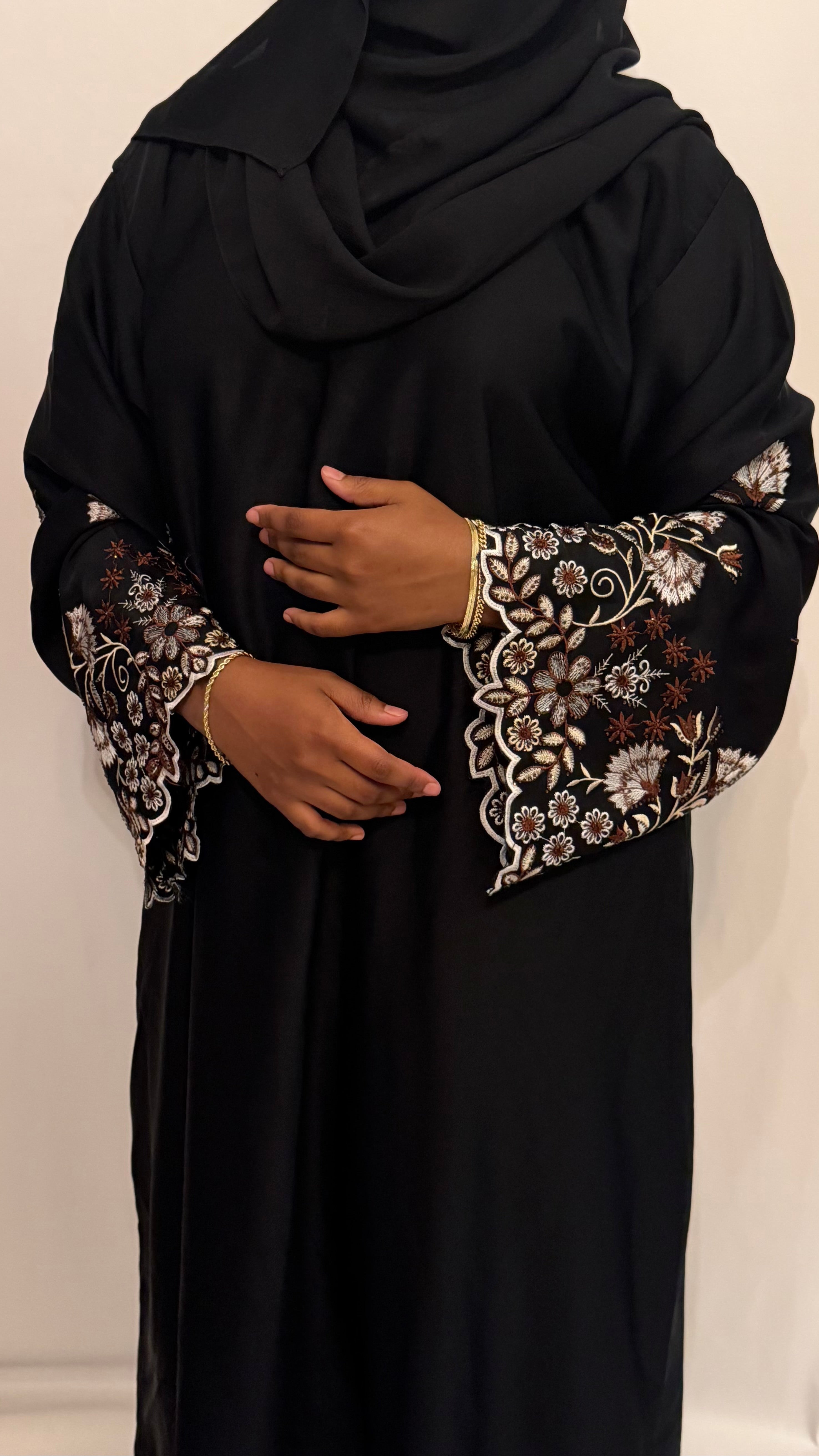 Floral Sleeve Abayas