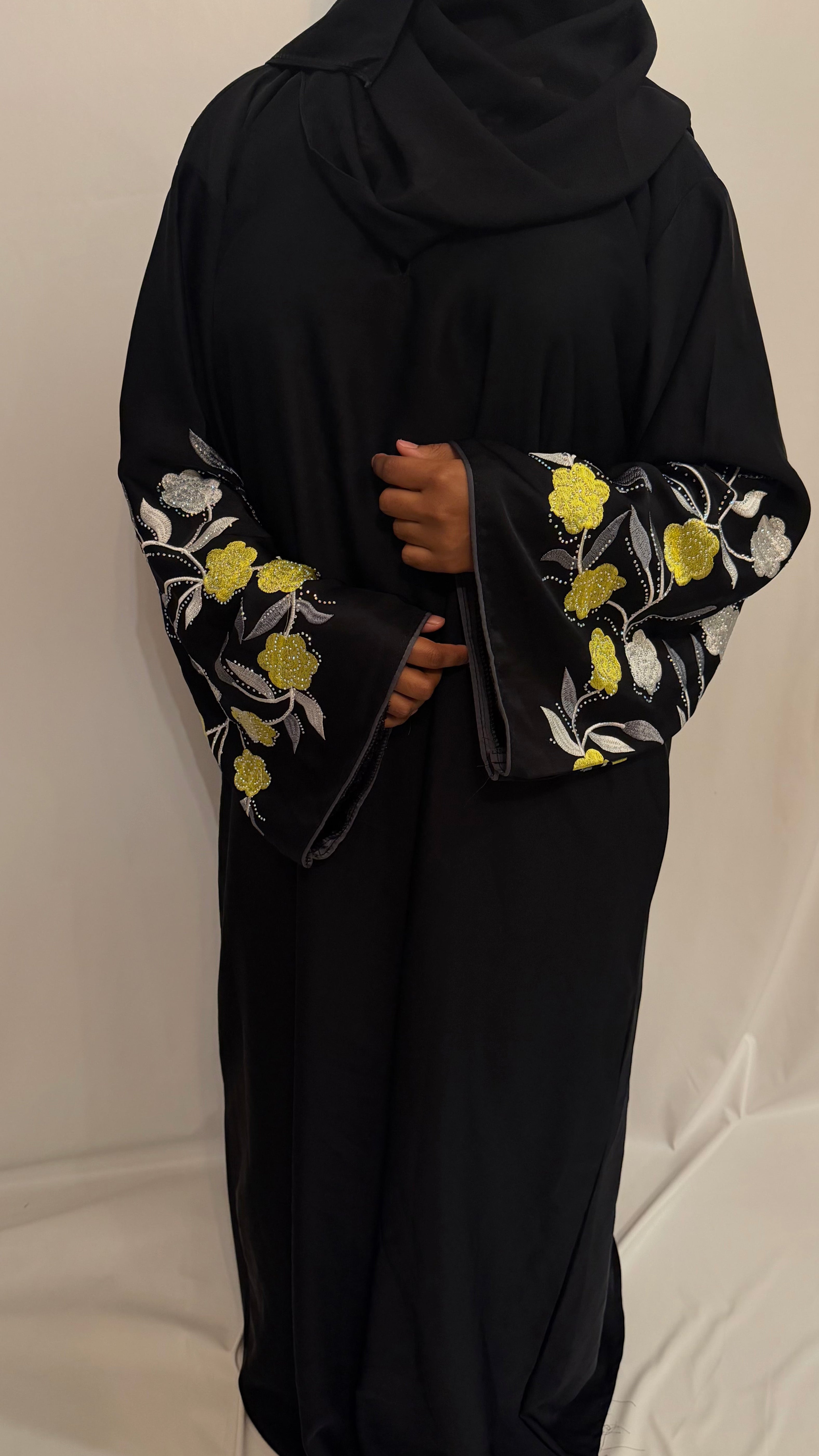 Floral Sleeve Abayas