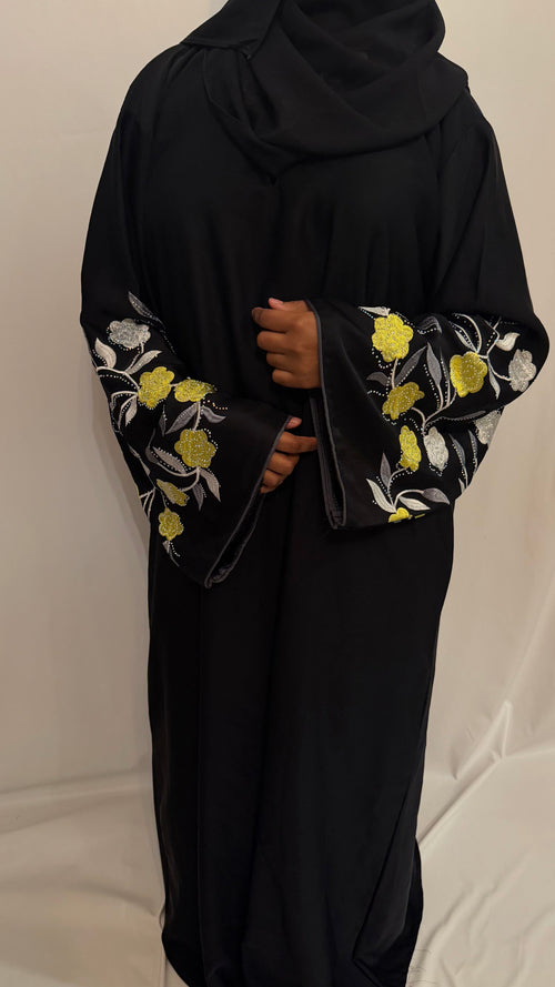 Floral Sleeve Abayas