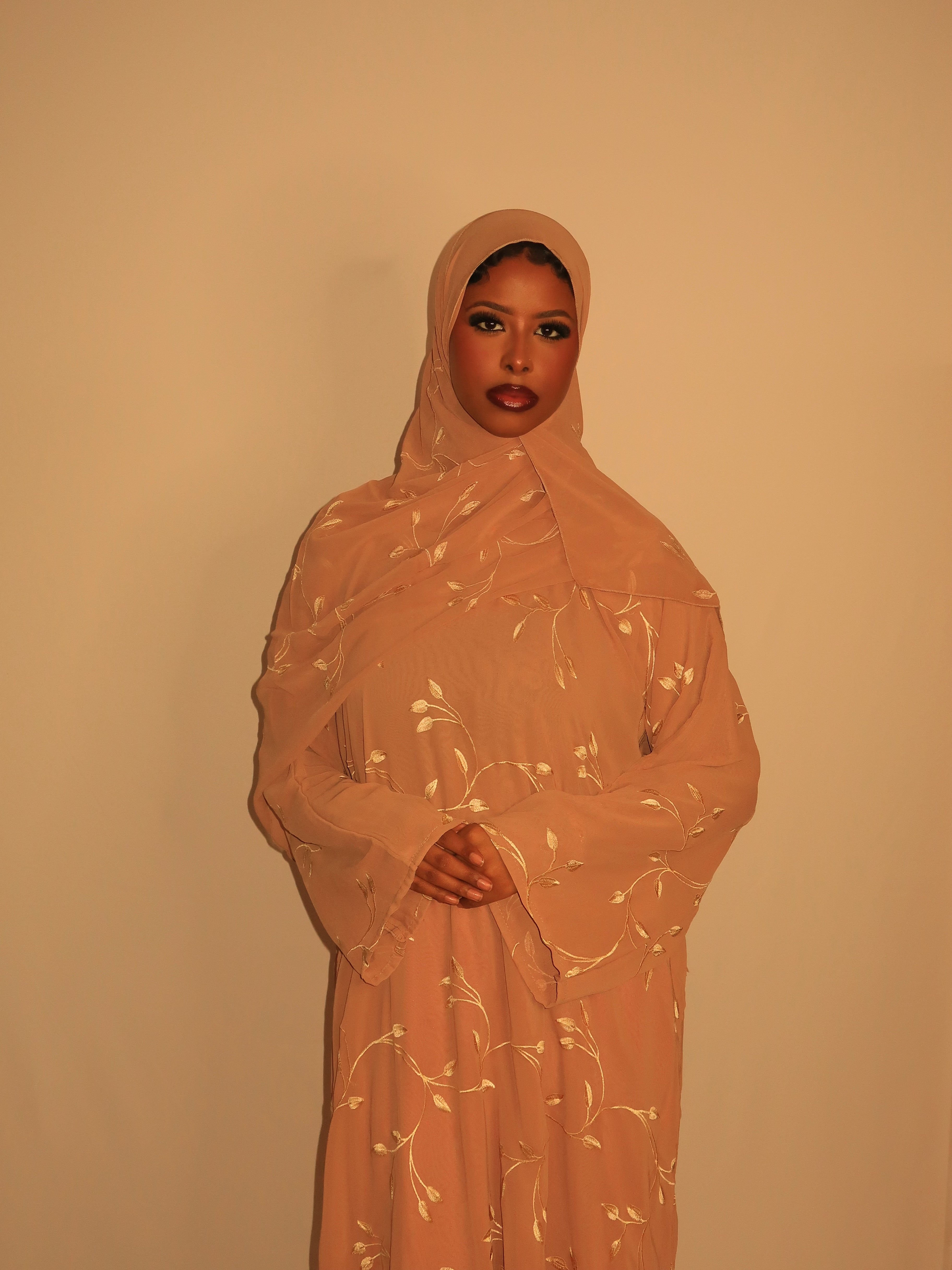 Marwa Double Chiffon Abaya